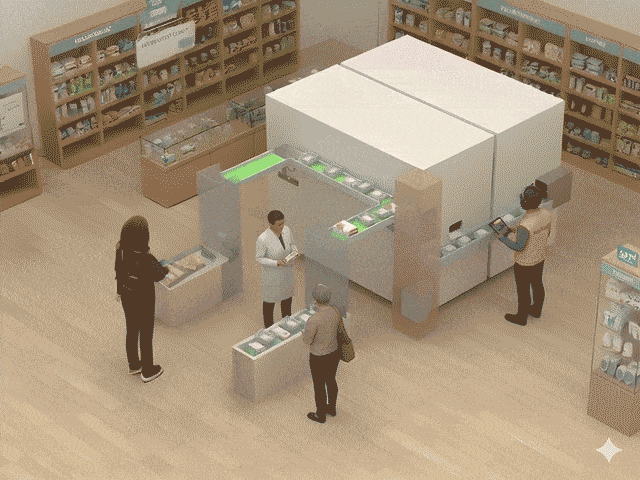Working Process of Smart Pharmacy Automation